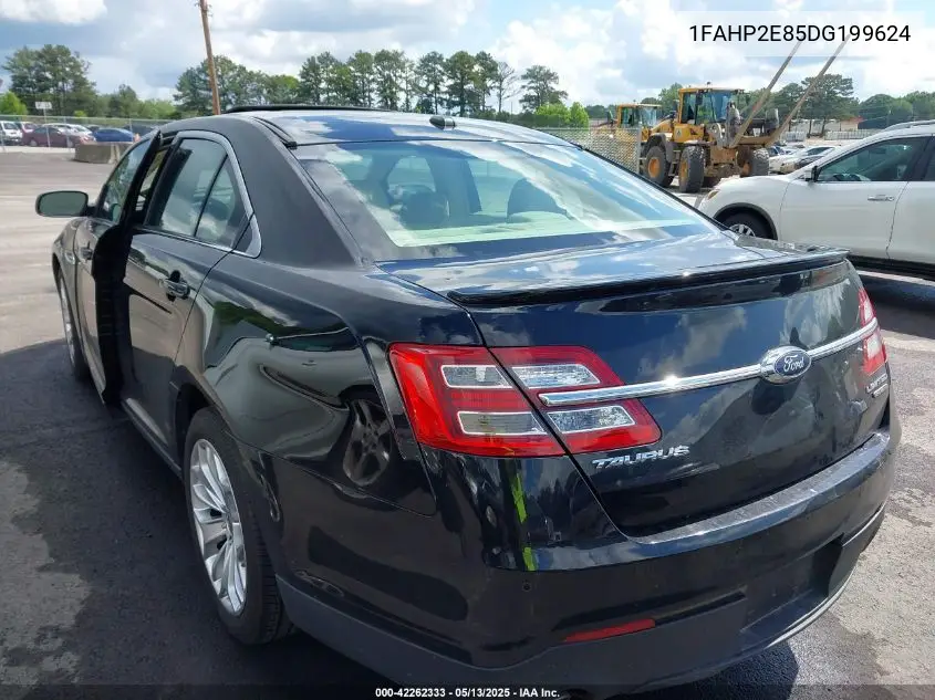 2013 Ford Taurus Sel VIN: 1FAHP2E85DG199624 Lot: 42262333