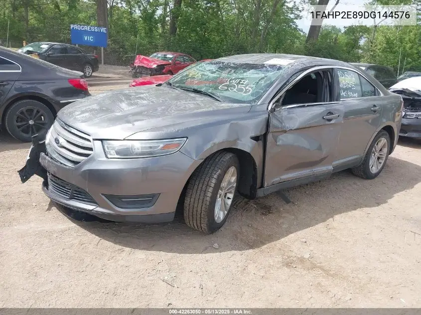 2013 Ford Taurus Sel VIN: 1FAHP2E89DG144576 Lot: 42263050