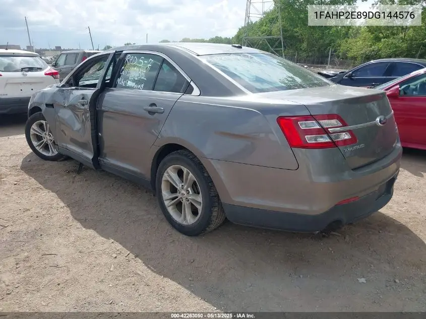 2013 Ford Taurus Sel VIN: 1FAHP2E89DG144576 Lot: 42263050