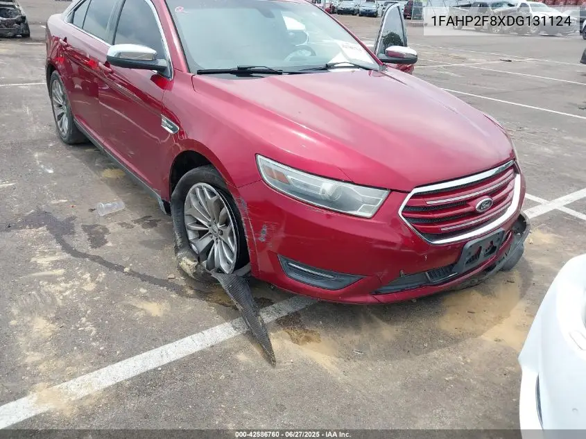 2013 Ford Taurus Limited VIN: 1FAHP2F8XDG131124 Lot: 42586760