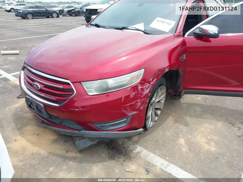 2013 Ford Taurus Limited VIN: 1FAHP2F8XDG131124 Lot: 42586760