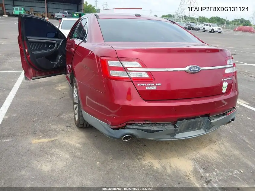 2013 Ford Taurus Limited VIN: 1FAHP2F8XDG131124 Lot: 42586760