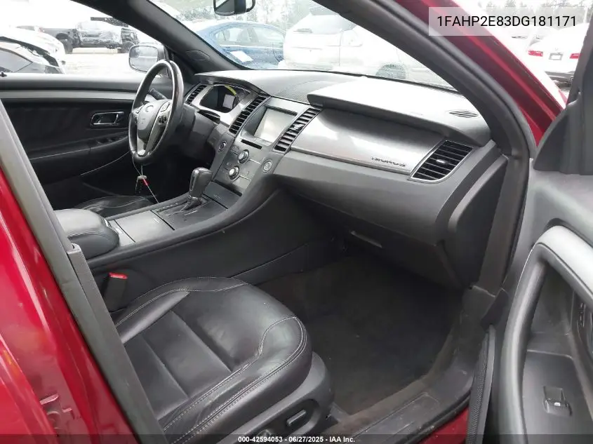 2013 Ford Taurus Sel VIN: 1FAHP2E83DG181171 Lot: 42594053