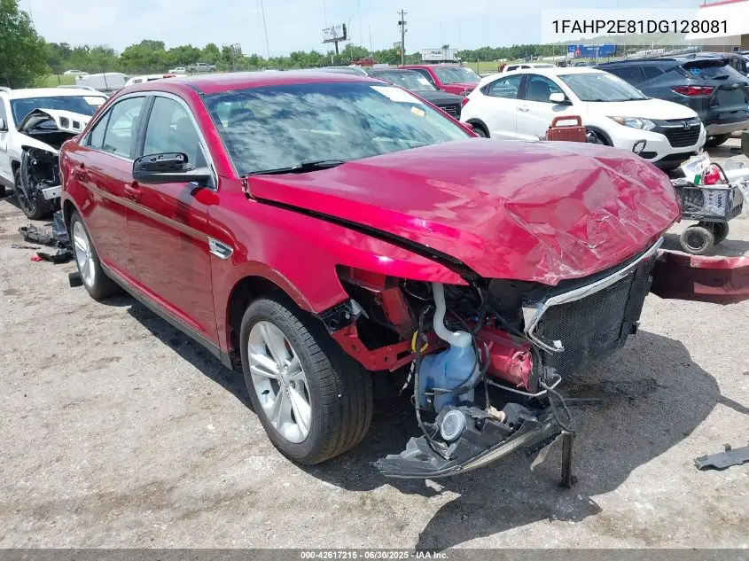 2013 Ford Taurus Sel VIN: 1FAHP2E81DG128081 Lot: 42617215