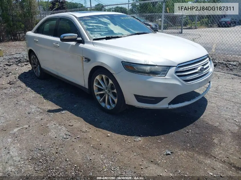 2013 Ford Taurus Limited VIN: 1FAHP2J84DG187311 Lot: 42631258