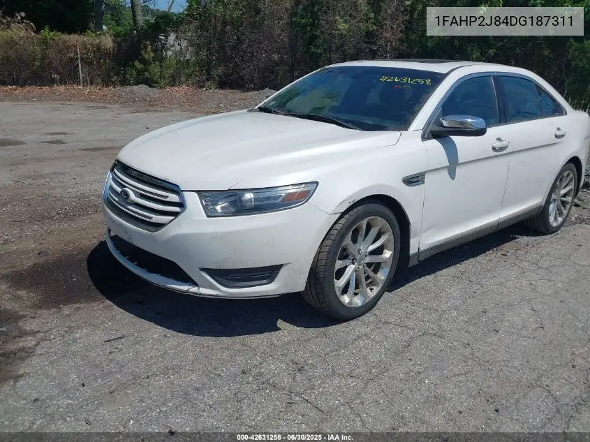 2013 Ford Taurus Limited VIN: 1FAHP2J84DG187311 Lot: 42631258