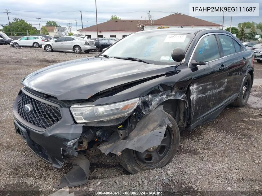 2014 Ford Police Interceptor VIN: 1FAHP2MK9EG111687 Lot: 40043613