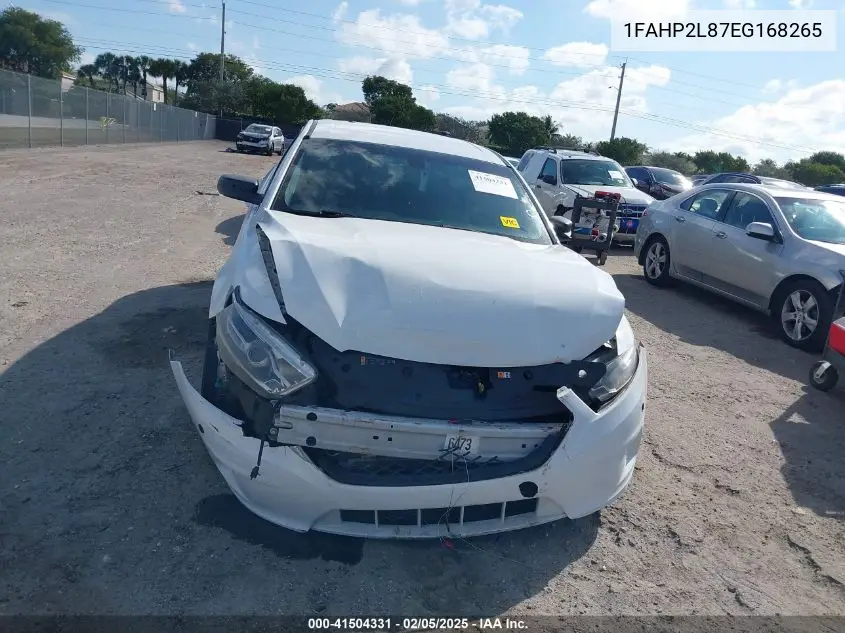 2014 Ford Police Interceptor VIN: 1FAHP2L87EG168265 Lot: 41504331