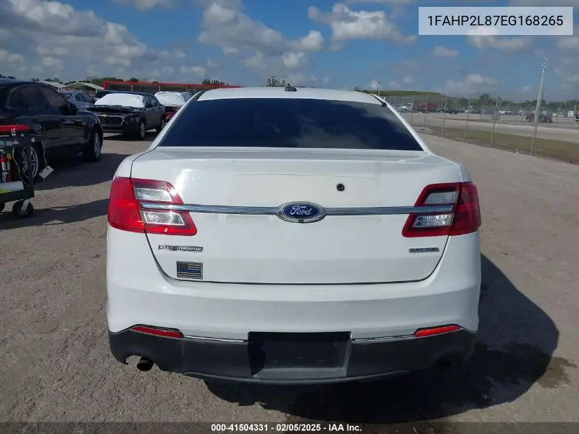 2014 Ford Police Interceptor VIN: 1FAHP2L87EG168265 Lot: 41504331