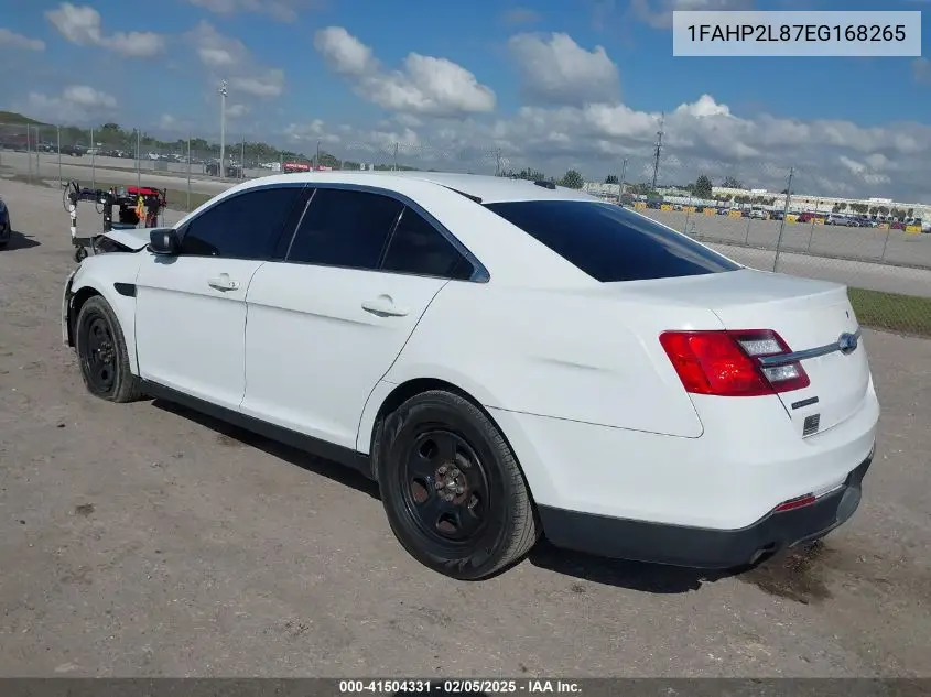 2014 Ford Police Interceptor VIN: 1FAHP2L87EG168265 Lot: 41504331