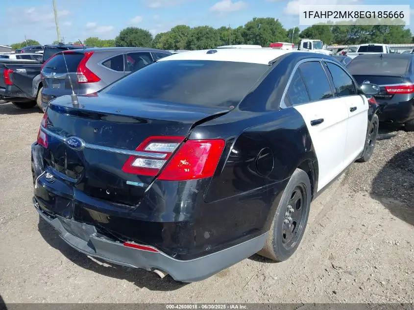 2014 Ford Taurus Police Interceptor VIN: 1FAHP2MK8EG185666 Lot: 42608018