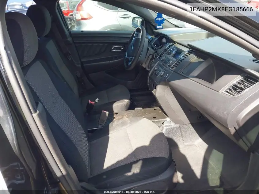 2014 Ford Taurus Police Interceptor VIN: 1FAHP2MK8EG185666 Lot: 42608018