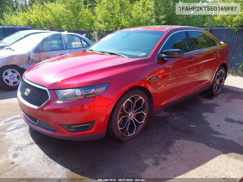 2014 Ford Taurus Sho VIN: 1FAHP2KT5EG169887 Lot: 42617015