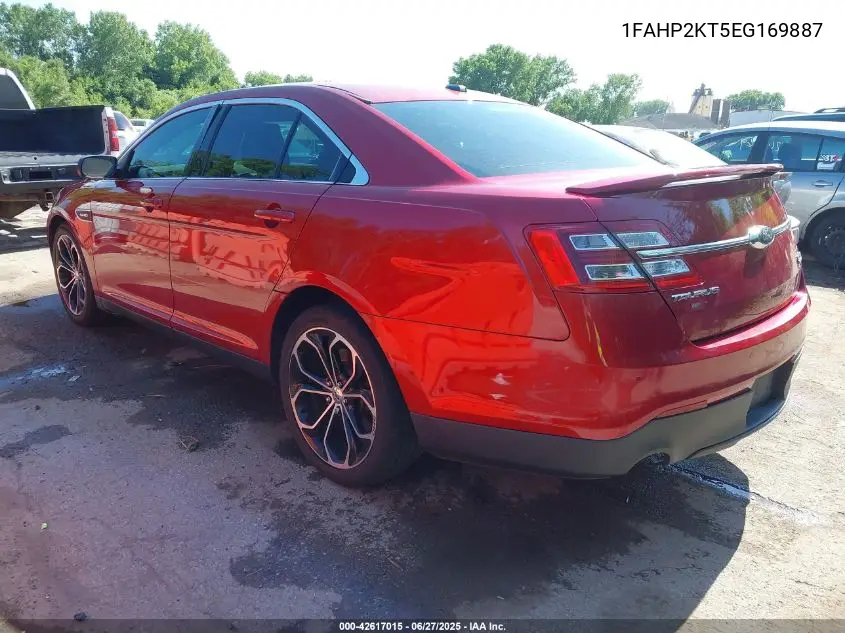2014 Ford Taurus Sho VIN: 1FAHP2KT5EG169887 Lot: 42617015
