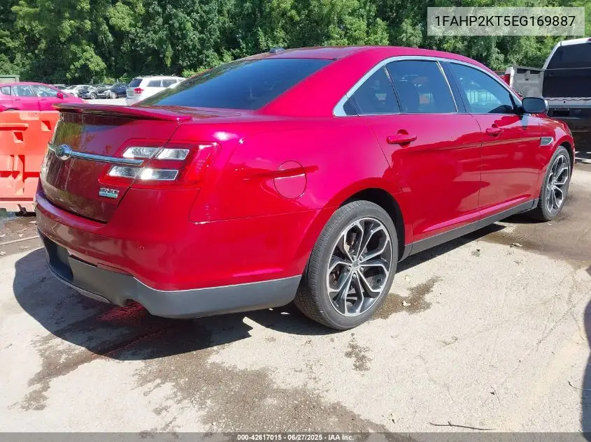2014 Ford Taurus Sho VIN: 1FAHP2KT5EG169887 Lot: 42617015