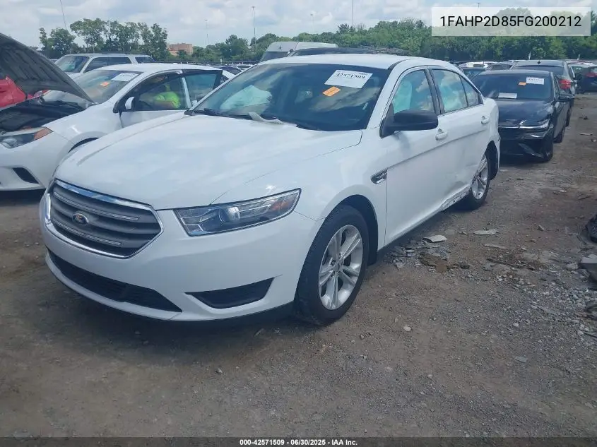 2015 Ford Taurus Se VIN: 1FAHP2D85FG200212 Lot: 42571509