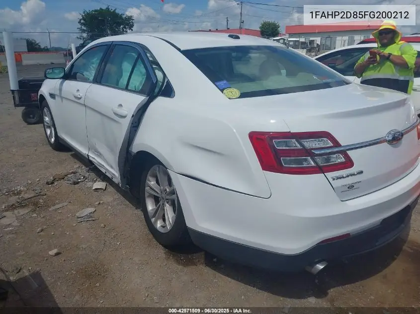 2015 Ford Taurus Se VIN: 1FAHP2D85FG200212 Lot: 42571509