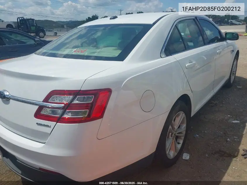 2015 Ford Taurus Se VIN: 1FAHP2D85FG200212 Lot: 42571509