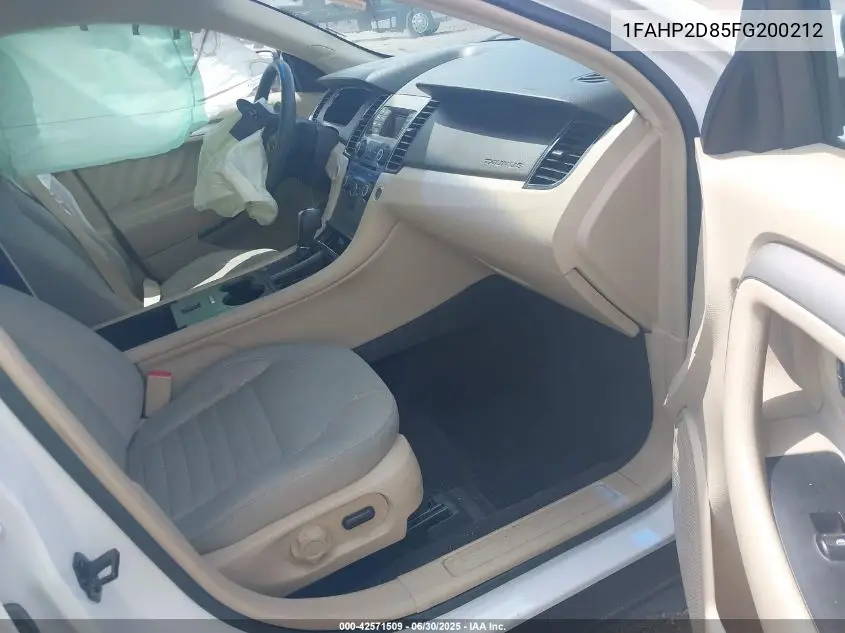 2015 Ford Taurus Se VIN: 1FAHP2D85FG200212 Lot: 42571509