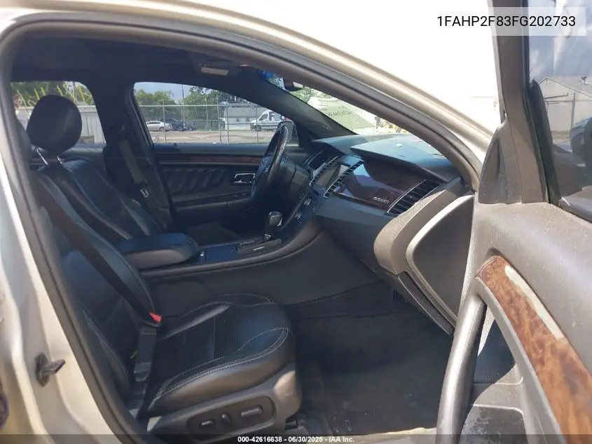 2015 Ford Taurus Limited VIN: 1FAHP2F83FG202733 Lot: 42616638