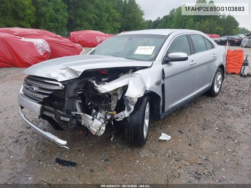 2016 Ford Taurus Sel VIN: 1FAHP2E85GG103883 Lot: 42243173