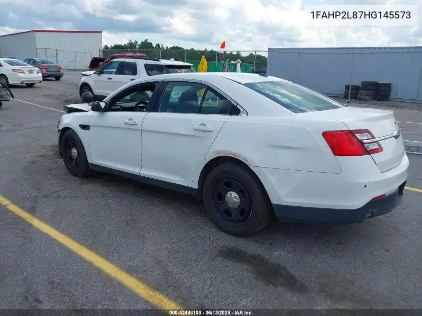 2017 Ford Police Interceptor VIN: 1FAHP2L87HG145573 Lot: 42488108