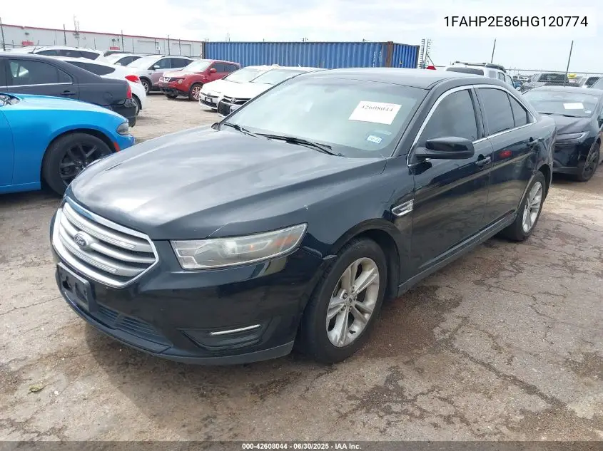 2017 Ford Taurus Sel VIN: 1FAHP2E86HG120774 Lot: 42608044