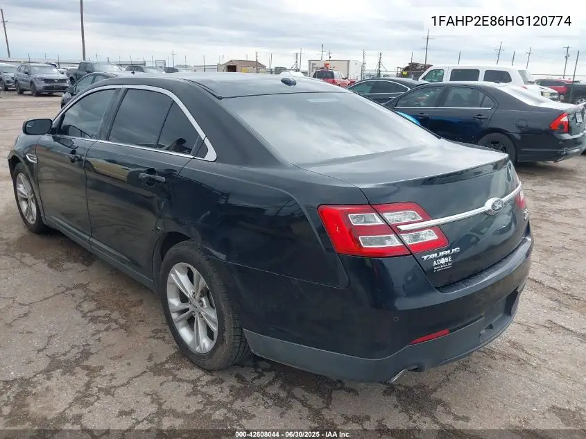 2017 Ford Taurus Sel VIN: 1FAHP2E86HG120774 Lot: 42608044