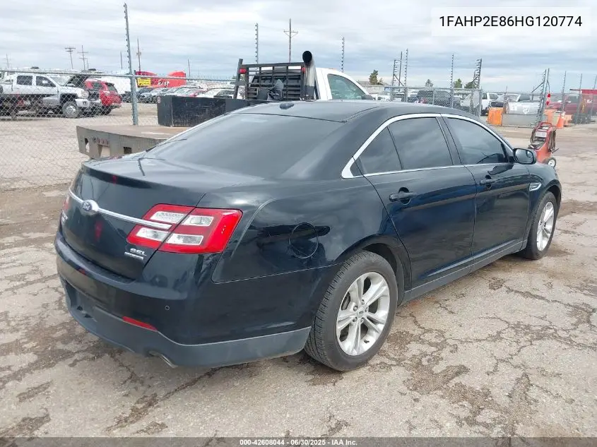 2017 Ford Taurus Sel VIN: 1FAHP2E86HG120774 Lot: 42608044
