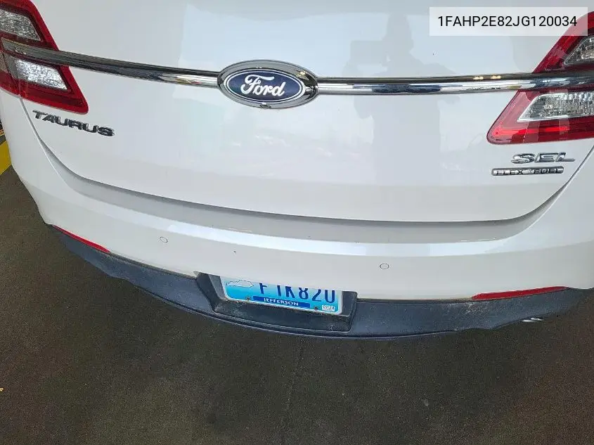 1FAHP2E82JG120034 2018 Ford Taurus Sel