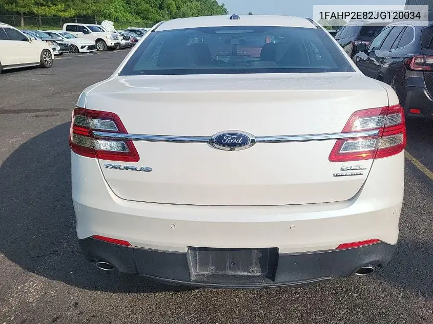 1FAHP2E82JG120034 2018 Ford Taurus Sel