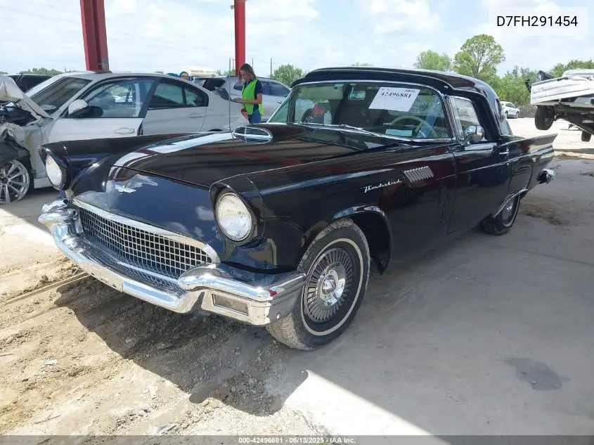 1957 Ford Thunderbird VIN: D7FH291454 Lot: 42496881