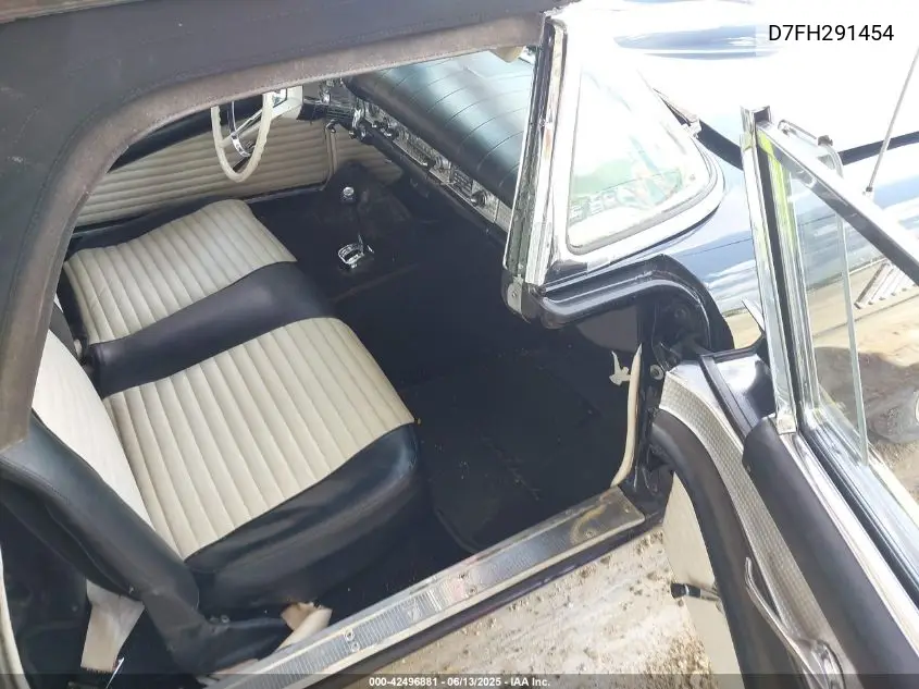 1957 Ford Thunderbird VIN: D7FH291454 Lot: 42496881