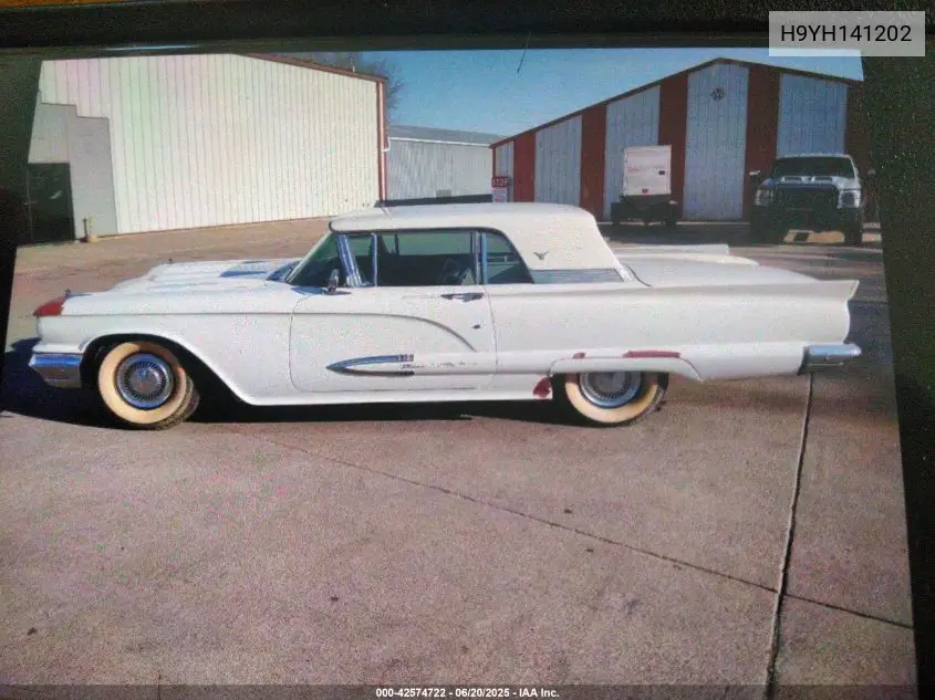 1959 Ford Thunderbird VIN: H9YH141202 Lot: 42574722