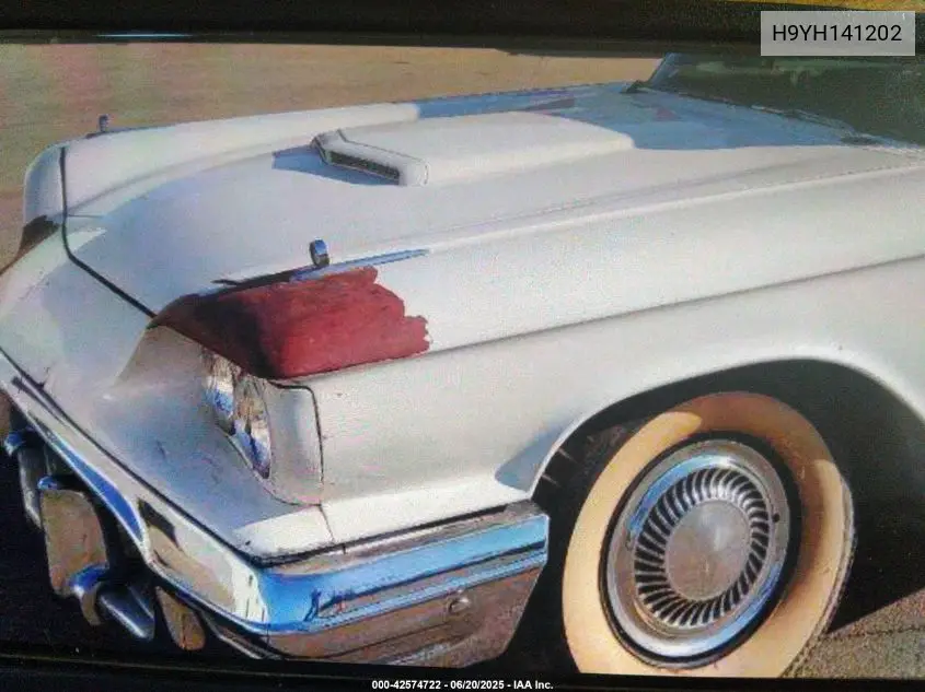 1959 Ford Thunderbird VIN: H9YH141202 Lot: 42574722