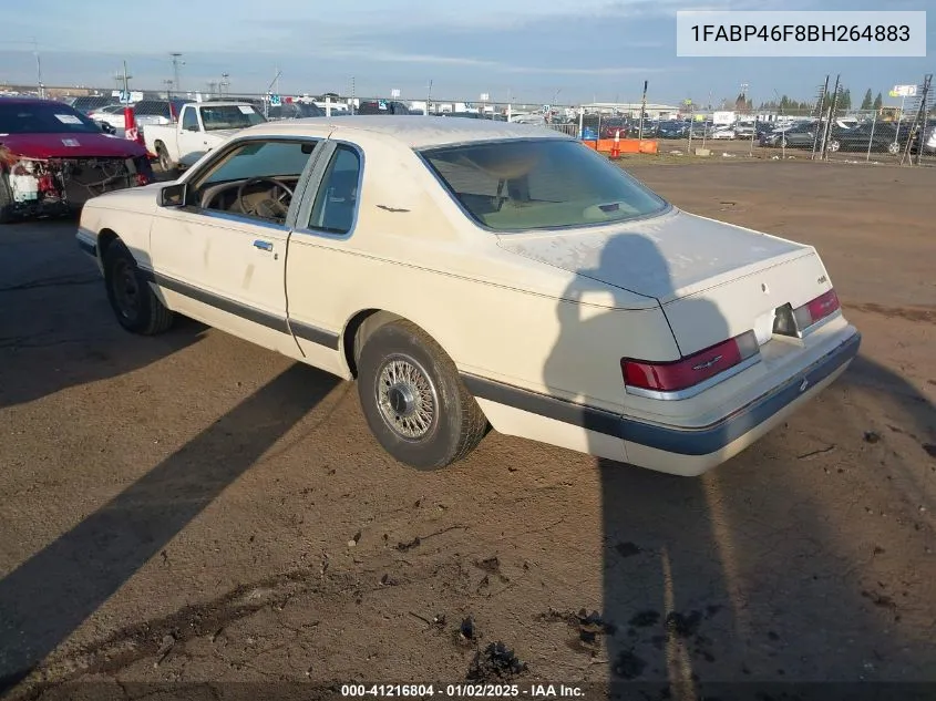 1986 Ford Thunderbird VIN: 1FABP46F8BH264883 Lot: 41216804