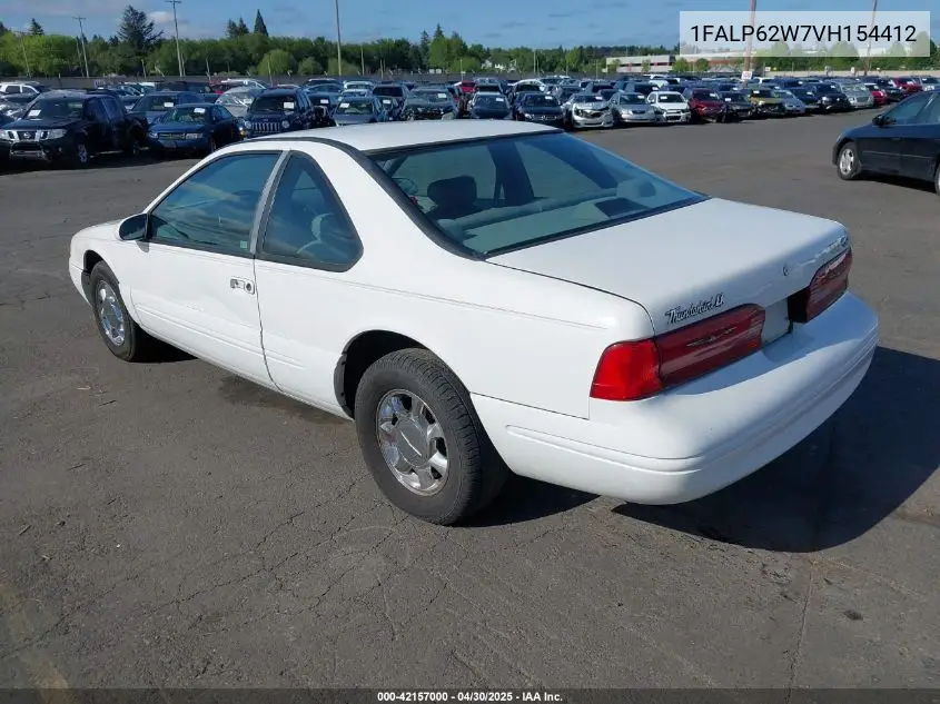 1997 Ford Thunderbird Lx VIN: 1FALP62W7VH154412 Lot: 42157000