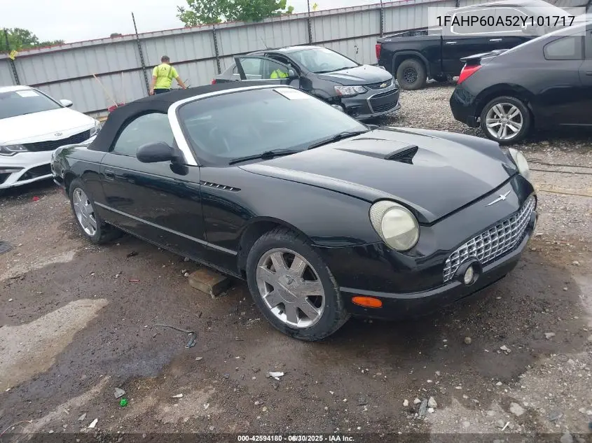 2002 Ford Thunderbird VIN: 1FAHP60A52Y101717 Lot: 42594180