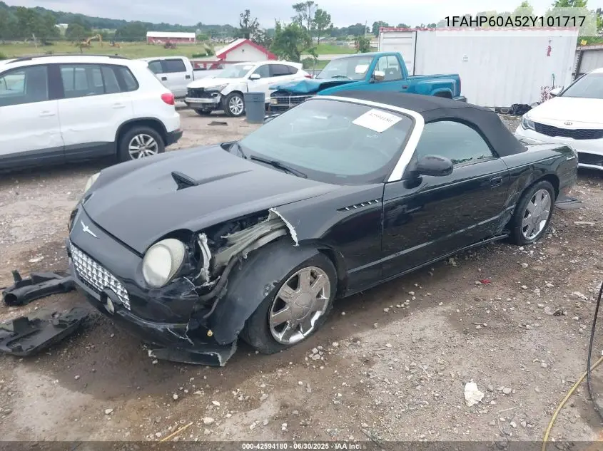 2002 Ford Thunderbird VIN: 1FAHP60A52Y101717 Lot: 42594180