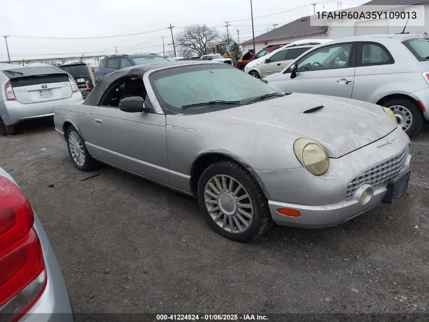2005 Ford Thunderbird 50Th Anniversary VIN: 1FAHP60A35Y109013 Lot: 41224524
