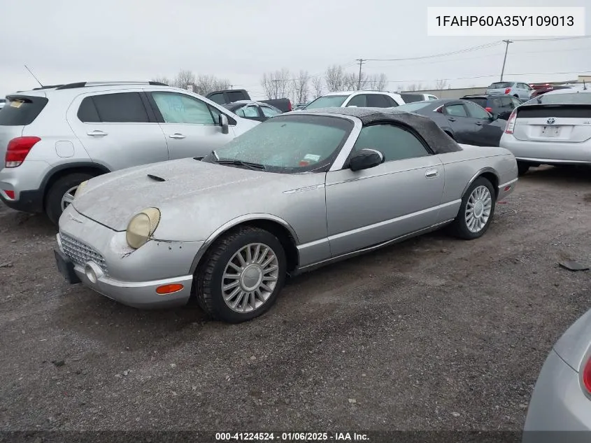 2005 Ford Thunderbird 50Th Anniversary VIN: 1FAHP60A35Y109013 Lot: 41224524
