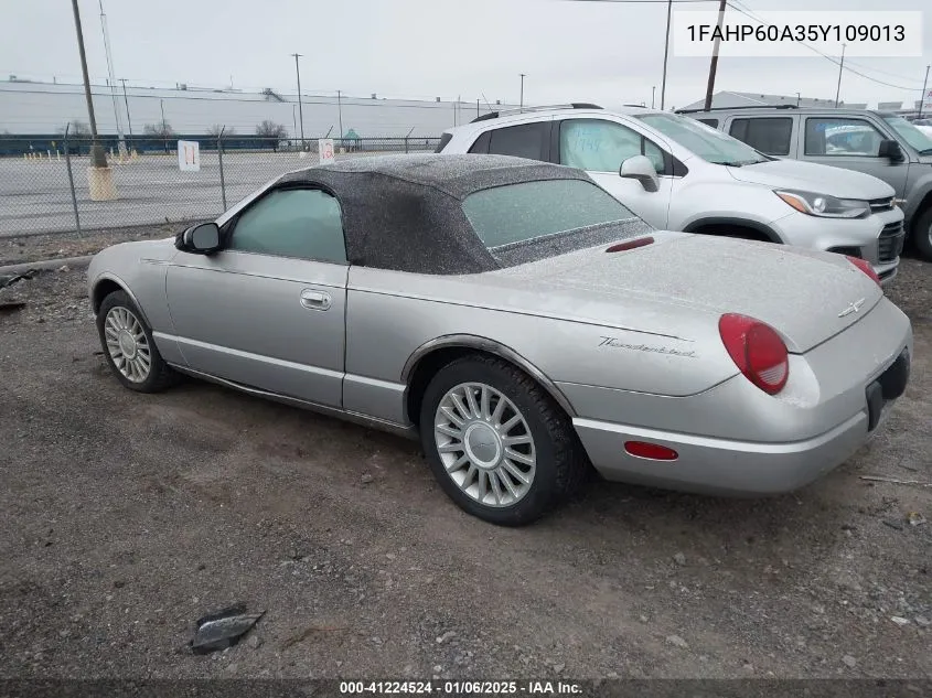 2005 Ford Thunderbird 50Th Anniversary VIN: 1FAHP60A35Y109013 Lot: 41224524