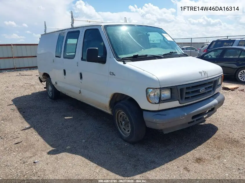 2006 Ford E-150 Commercial/Recreational VIN: 1FTRE14W46DA16314 Lot: 42618765