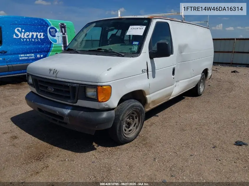 2006 Ford E-150 Commercial/Recreational VIN: 1FTRE14W46DA16314 Lot: 42618765