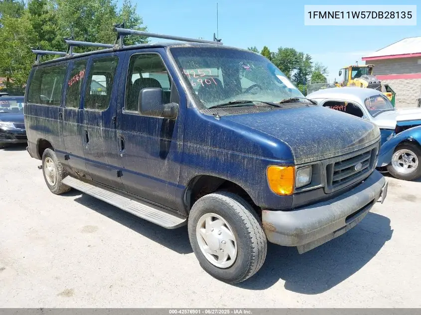 2007 Ford E-150 Chateau/Xl/Xlt VIN: 1FMNE11W57DB28135 Lot: 42576901