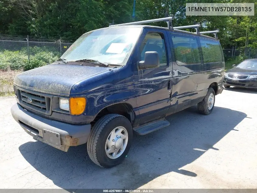 2007 Ford E-150 Chateau/Xl/Xlt VIN: 1FMNE11W57DB28135 Lot: 42576901