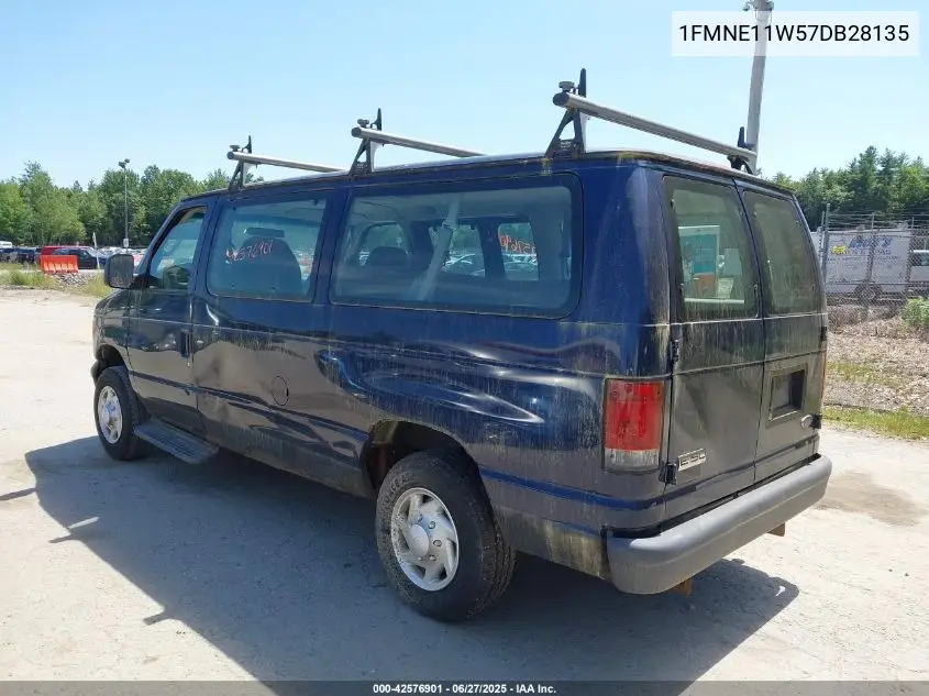 2007 Ford E-150 Chateau/Xl/Xlt VIN: 1FMNE11W57DB28135 Lot: 42576901