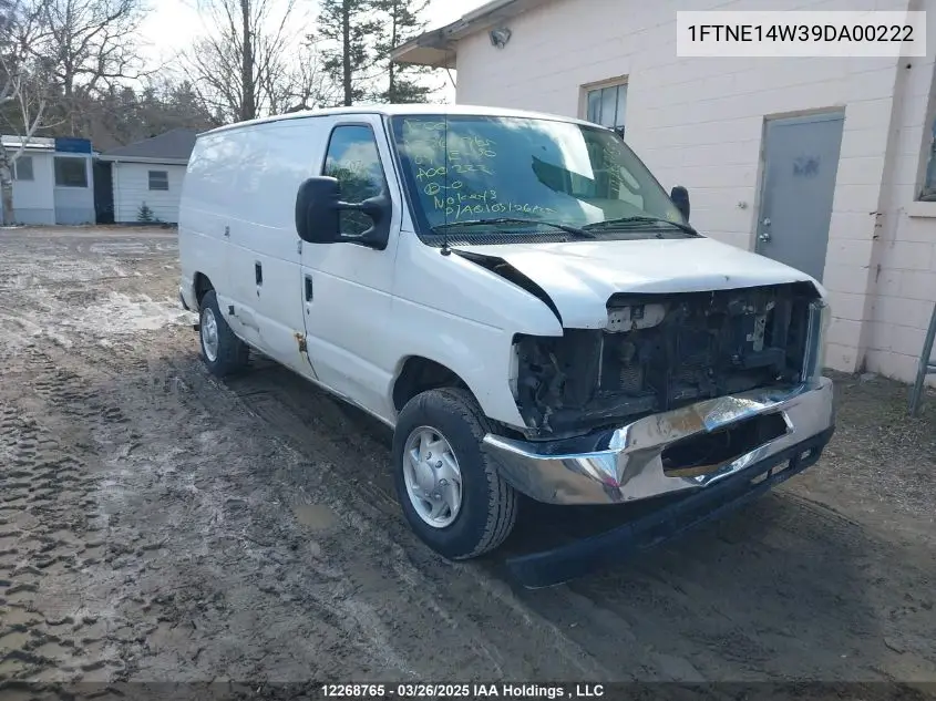 2009 Ford E-150 Commercial/Recreational VIN: 1FTNE14W39DA00222 Lot: 12268765