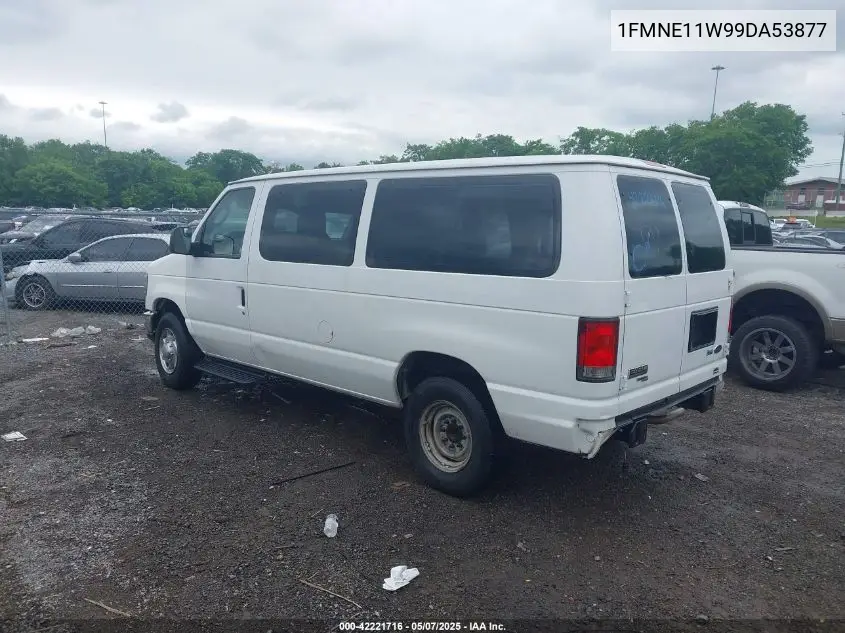 2009 Ford E-150 Xl/Xlt VIN: 1FMNE11W99DA53877 Lot: 42221716