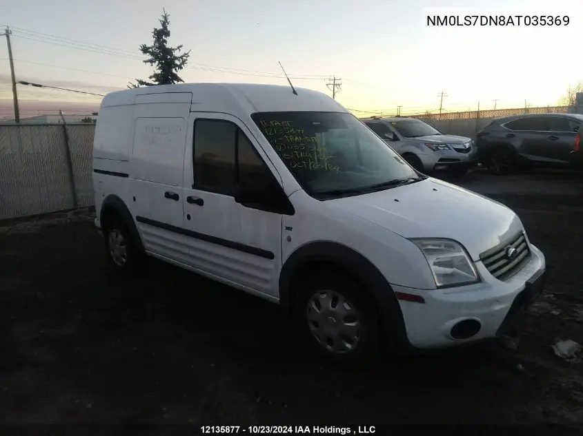 2010 Ford Transit Connect Xlt VIN: NM0LS7DN8AT035369 Lot: 12135877